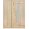 H dveře 125cm KOMPLET sklo dlouhé střed
